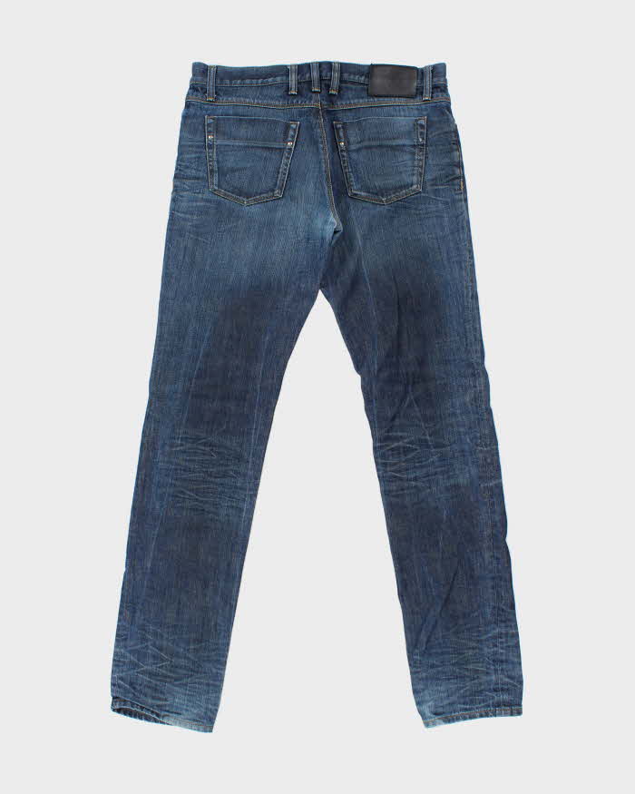 Vintage Y2K 00s Gucci Tom Ford Low Rise Indigo Denim Skinny Fit Jeans - W34 L34