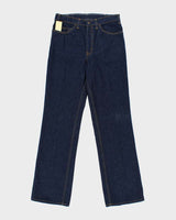 DSWT Vintage 1980s GWG 'Scrubbies' Raw Indigo Denim High Rise Bootcut Jeans - W32 L33