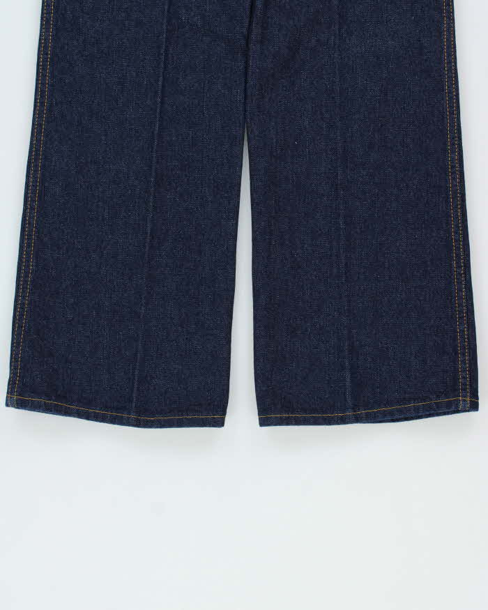 DSWT Vintage 1980s GWG 'Scrubbies' Raw Indigo Denim High Rise Bootcut Jeans - W32 L33