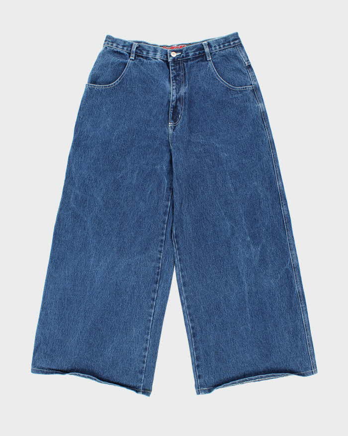 Vintage 1990s Snakeyes Ultra Wide Jeans - W32 L28