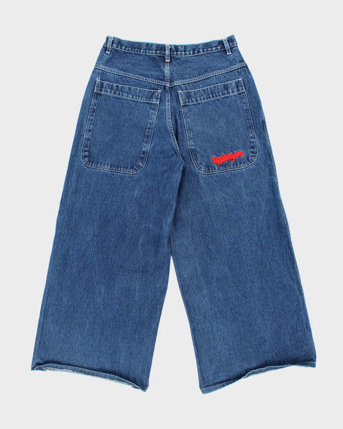 Vintage 1990s Snakeyes Ultra Wide Jeans - W32 L28