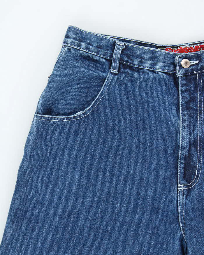 Vintage 1990s Snakeyes Ultra Wide Jeans - W32 L28