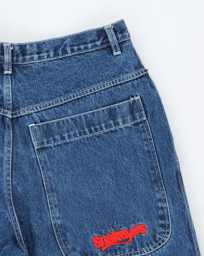 Vintage 1990s Snakeyes Ultra Wide Jeans - W32 L28