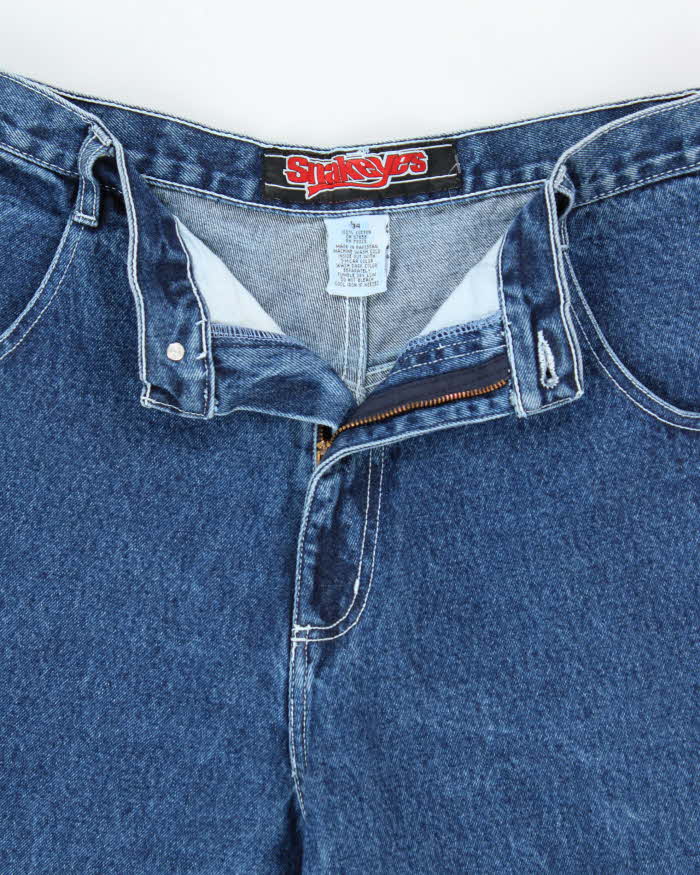 Vintage 1990s Snakeyes Ultra Wide Jeans - W32 L28