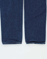 DS 1985 Levi's 505 Orange Tab Red Batwing Made In USA Mid-Rise Regular Straight Fit Denim Jeans - W34 L36