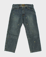 Vintage Y2k 2000s Icon Strongarm Motorsports Relaxed Fit Jeans - W36 L32