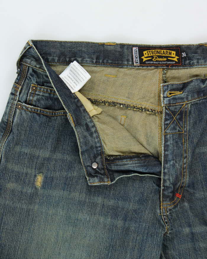 Vintage Y2k 2000s Icon Strongarm Motorsports Relaxed Fit Jeans - W36 L32