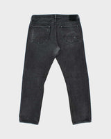 Tom Ford Black Made In USA Mid-Rise Straight Fit Selvedge Denim Jeans - W36 L30