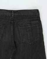 Vintage Burberry Black Mid-Rise Canvas Denim Relaxed Straight Leg Jeans - W32 L32