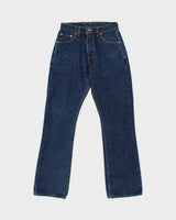Vintage 1994 Levi's 562 Batwing Made In Canada Mid-Rise Dark Denim 'Subtle Flare' Bootcut Jeans - W28 L32