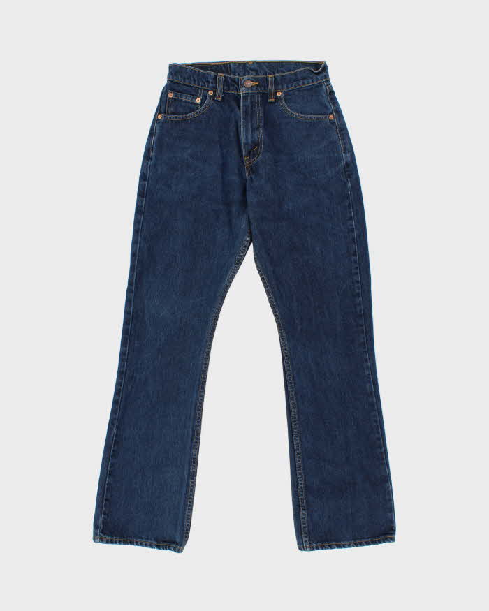 Vintage 1994 Levi's 562 Batwing Made In Canada Mid-Rise Dark Denim 'Subtle Flare' Bootcut Jeans - W28 L32