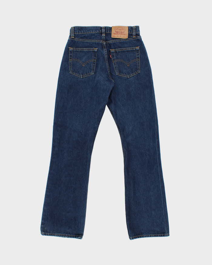 Vintage 1994 Levi's 562 Batwing Made In Canada Mid-Rise Dark Denim 'Subtle Flare' Bootcut Jeans - W28 L32