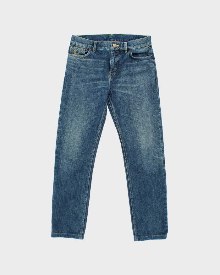 Louis Vuitton Mid-Rise Made In Japan Distressed Wash Denim Slim Fit Jeans - W29 L28