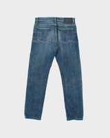 Louis Vuitton Mid-Rise Made In Japan Distressed Wash Denim Slim Fit Jeans - W29 L28