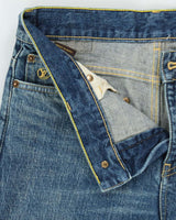 Louis Vuitton Mid-Rise Made In Japan Distressed Wash Denim Slim Fit Jeans - W29 L28