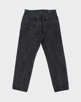 Vintage Harley Davidson Black Mid-Rise Straight Leg Denim Jeans - W34 L30