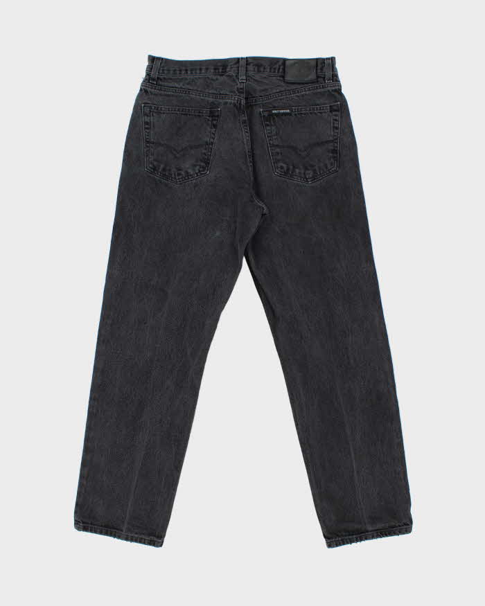 Vintage Harley Davidson Black Mid-Rise Straight Leg Denim Jeans - W34 L30
