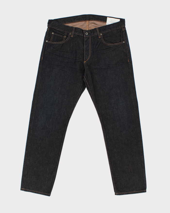 Rag &amp; Bone Standard Issue 'Harrow' Raw Indigo Denim Made In USA Slim Fit Jeans - W38 L32