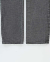 Emporio Armani Grey Low-Rise 'Jude Sexy Fit' Slim Straight Leg Denim Jeans - W34 L32