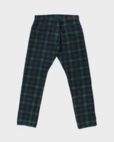 Vintage Polo Ralph Lauren Mid-Rise Tartan Black Watch Sullivan Slim Fit Denim Jeans - W32 L32