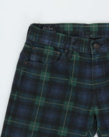 Vintage Polo Ralph Lauren Mid-Rise Tartan Black Watch Sullivan Slim Fit Denim Jeans - W32 L32