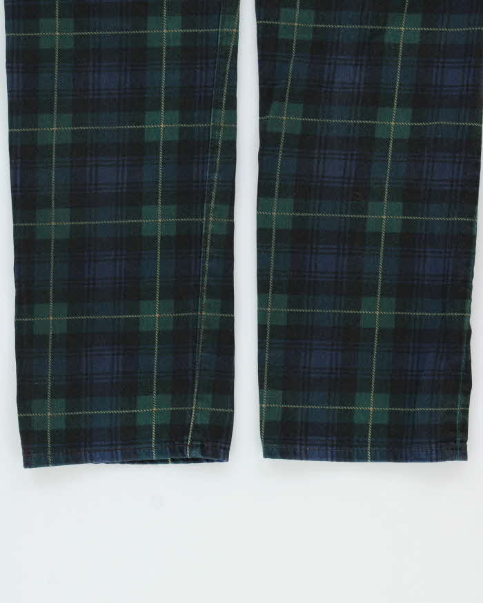 Vintage Polo Ralph Lauren Mid-Rise Tartan Black Watch Sullivan Slim Fit Denim Jeans - W32 L32