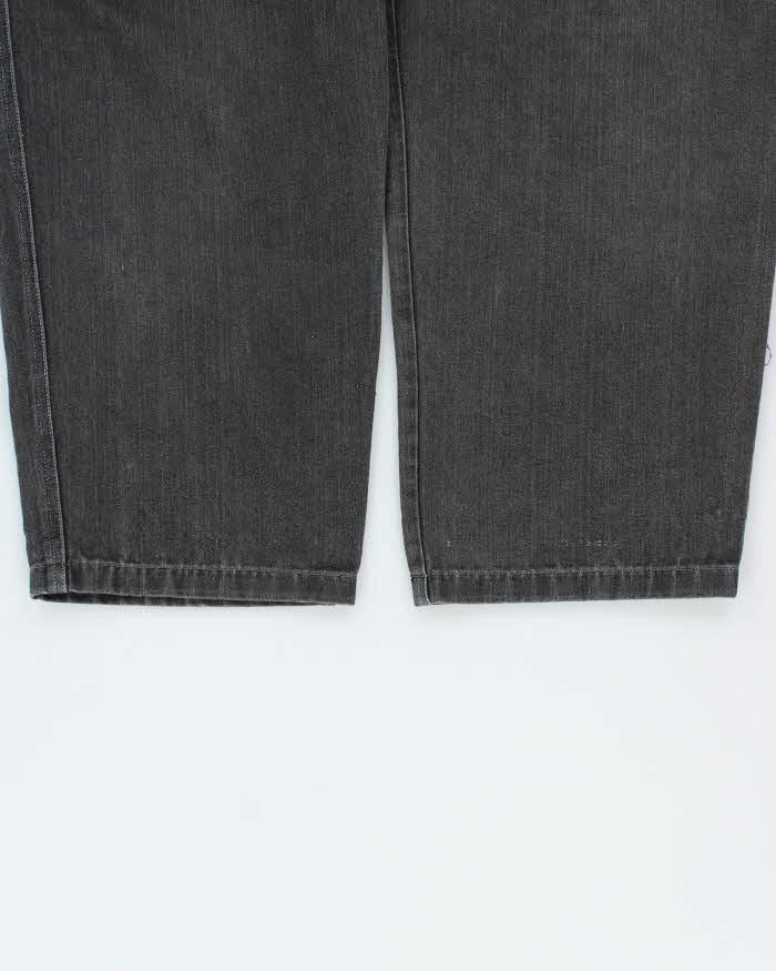 Vintage 1990s Dog Town Black Dragon Z Boys Embroidered Baggy Fit Wide Leg Skater Jeans - W30 L25