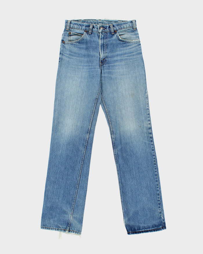 Vintage 1996 Levi's Orange Tab High-Rise Made In Canada Distressed Medium Wash Denim Bootcut Jeans - W29 L33