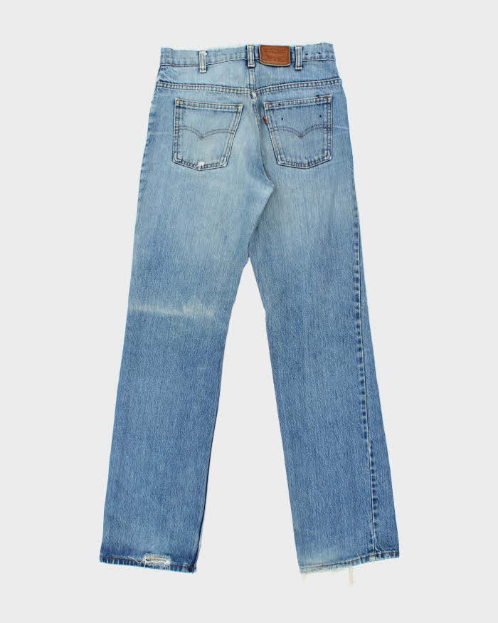 Vintage 1996 Levi's Orange Tab High-Rise Made In Canada Distressed Medium Wash Denim Bootcut Jeans - W29 L33