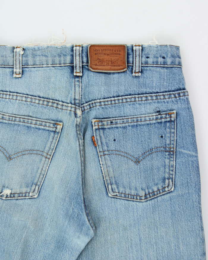 Vintage 1996 Levi's Orange Tab High-Rise Made In Canada Distressed Medium Wash Denim Bootcut Jeans - W29 L33