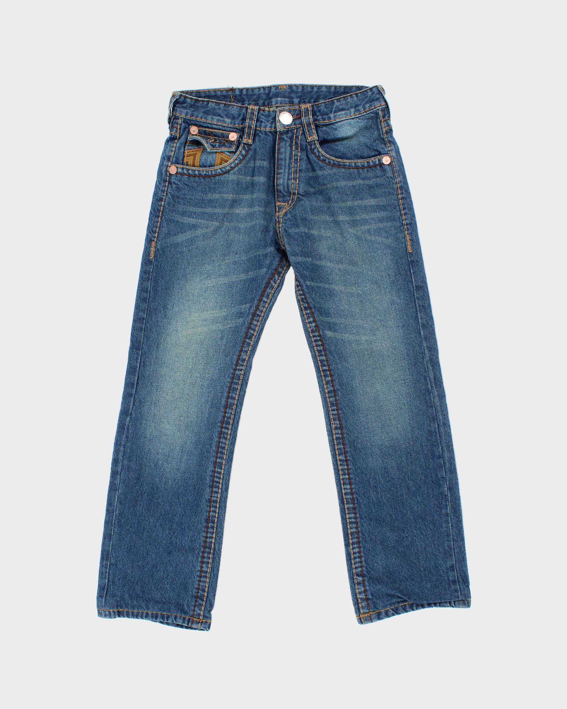 Vintage Y2K 2000s True Religion Made In USA 'Ricky' Relaxed Fit Jeans - W30 L27