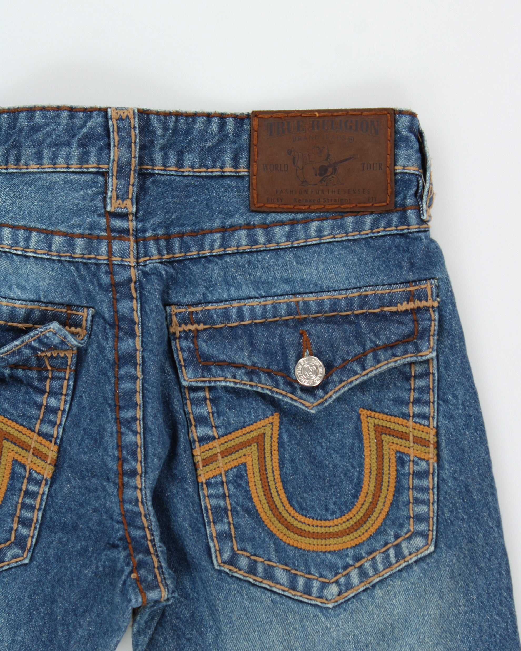 Vintage Y2K 2000s True Religion Made In USA 'Ricky' Relaxed Fit Jeans - W30 L27