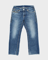 Vintage Y2K 2000s True Religion 'Nat' Straight Relaxed Fit Jeans - W35 L30