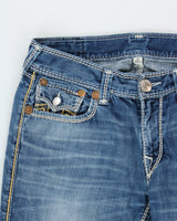 Vintage Y2K 2000s True Religion 'Nat' Straight Relaxed Fit Jeans - W35 L30