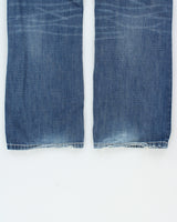 Vintage Y2K 2000s True Religion 'Nat' Straight Relaxed Fit Jeans - W35 L30