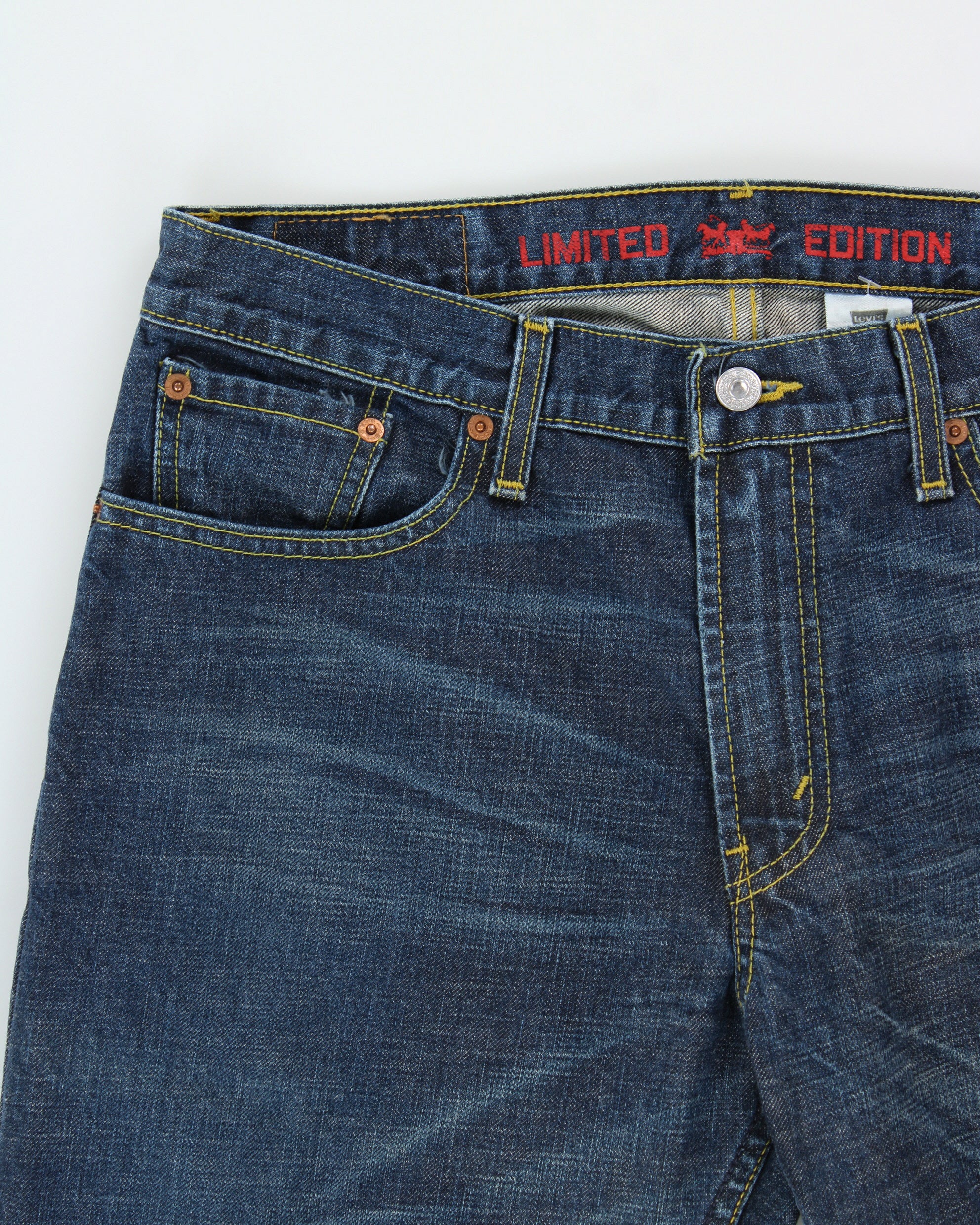 Vintage Y2K 2000s Levi's 527 Low Boot Cut Dark Wash Jeans - W34 L30