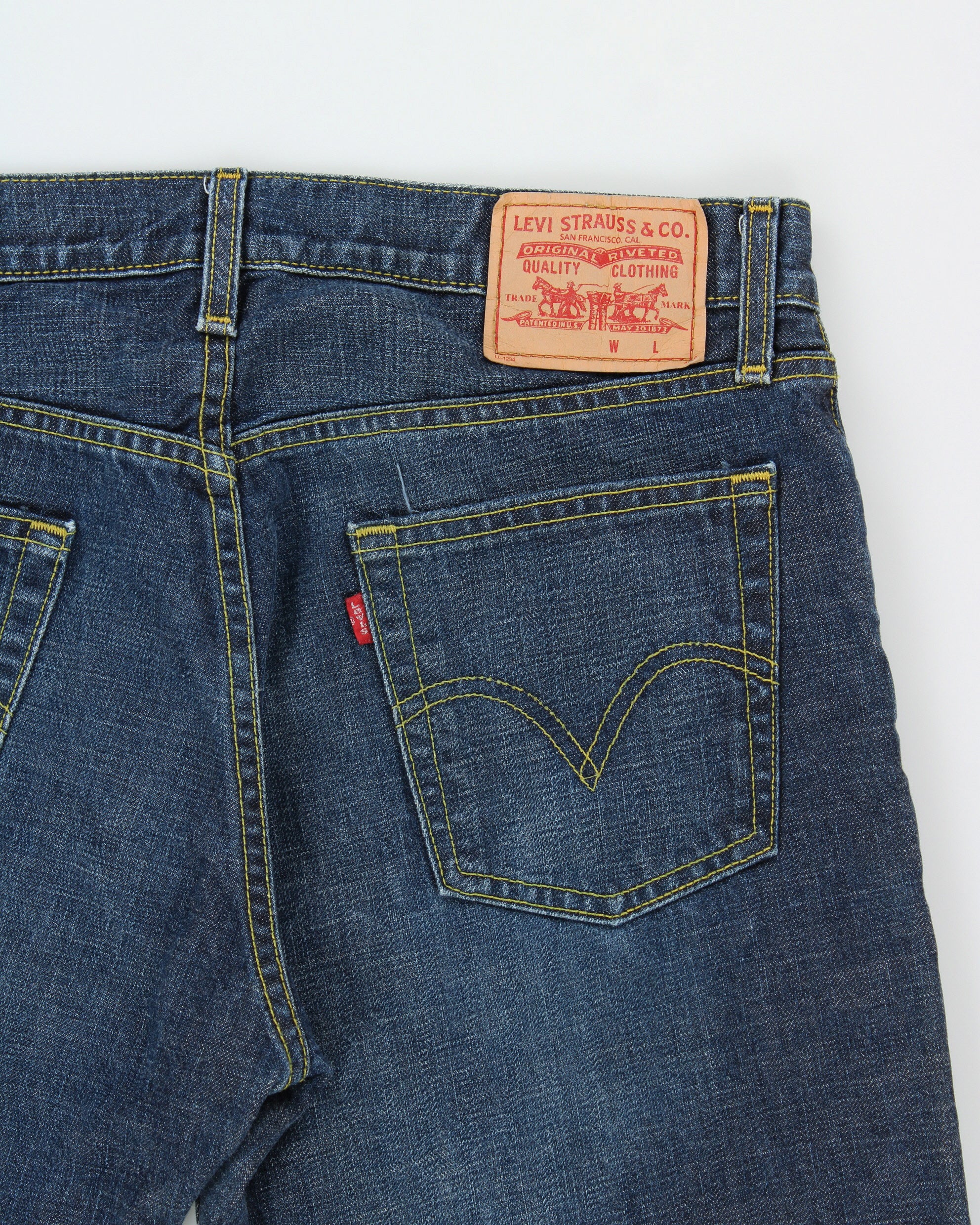 Vintage Y2K 2000s Levi's 527 Low Boot Cut Dark Wash Jeans - W34 L30
