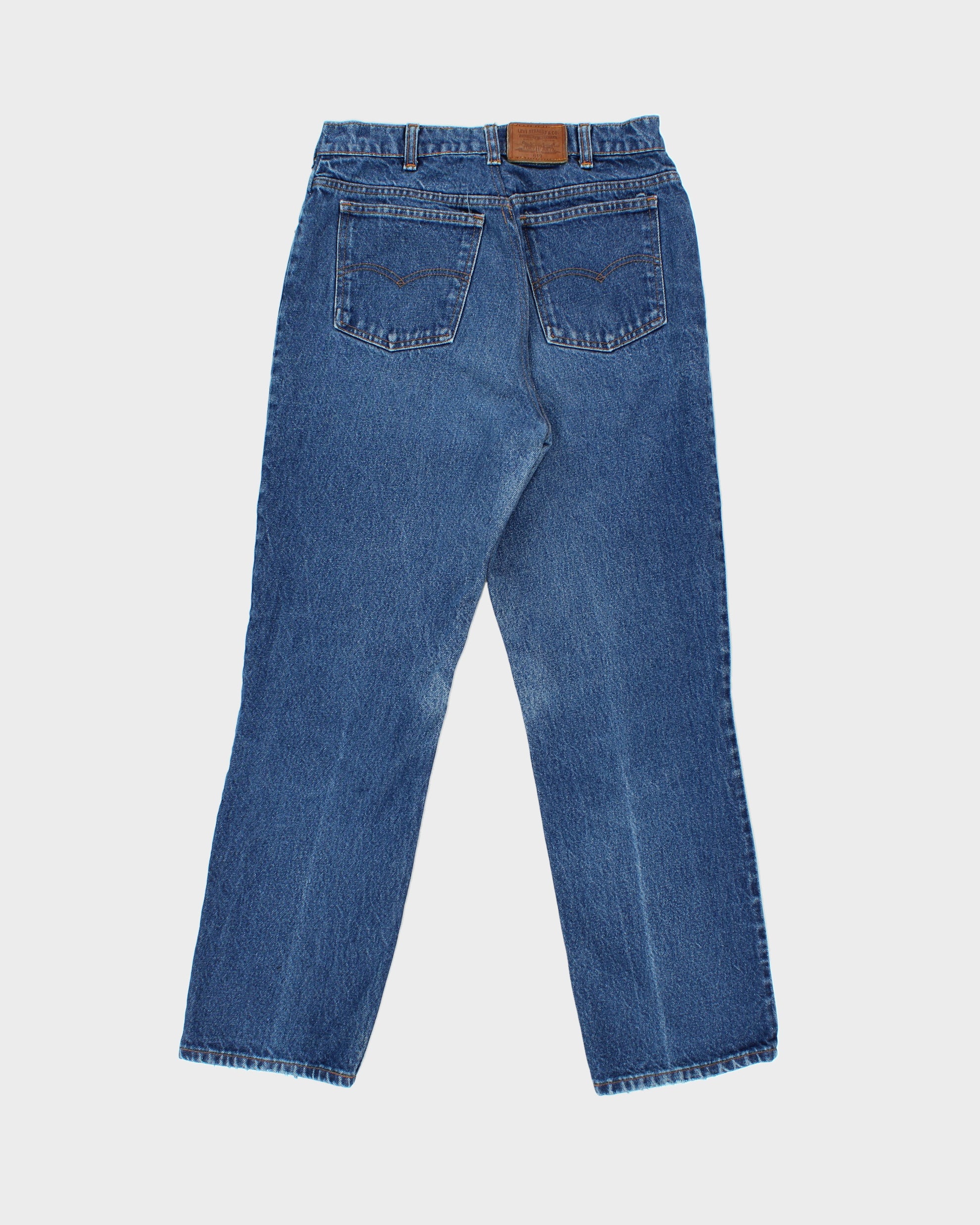Vintage 1992 Levi's 619 Orange Tab Made In Canada Mid-Rise Leather Patch Straight Leg Jeans - W30 L30