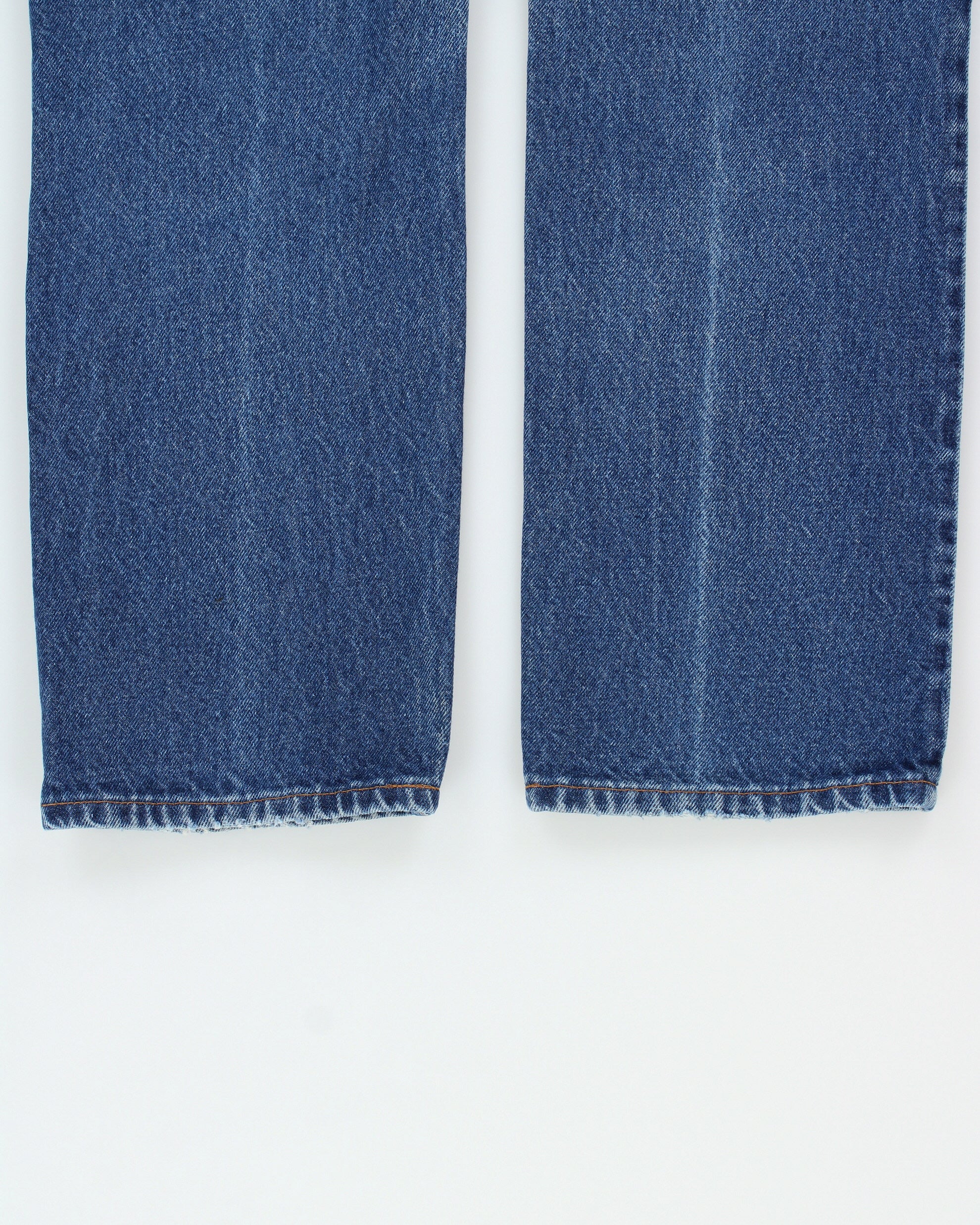 Vintage 1992 Levi's 619 Orange Tab Made In Canada Mid-Rise Leather Patch Straight Leg Jeans - W30 L30