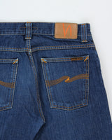 Vintage Nudie Jeans Mid-Rise Regular Alf Dry Heavy Indigo Denim Straight Leg Bootcut Jeans - W32 L32