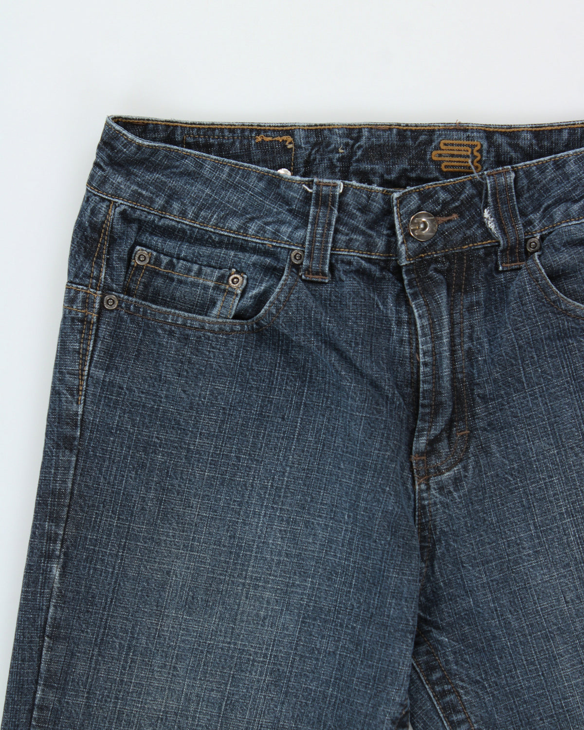 Vintage Y2K 00s Brody Low-Rise Stone Wash Denim Wide Leg 'Dylan' Jeans - W30 L32