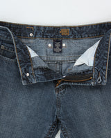Vintage Y2K 00s Brody Low-Rise Stone Wash Denim Wide Leg 'Dylan' Jeans - W30 L32