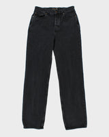FW2023 Saint Laurent D64 Black Mid-Rise Button Fly Classic Cut Straight Leg Denim Jeans - W32 L35