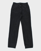 FW2023 Saint Laurent D64 Black Mid-Rise Button Fly Classic Cut Straight Leg Denim Jeans - W32 L35
