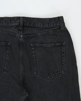 FW2023 Saint Laurent D64 Black Mid-Rise Button Fly Classic Cut Straight Leg Denim Jeans - W32 L35