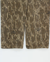 Vintage 1990s Mossy Oak Bottom Land Mid-Rise Realtree Camo Relaxed Fit Straight Leg Denim Jeans - W33 L30