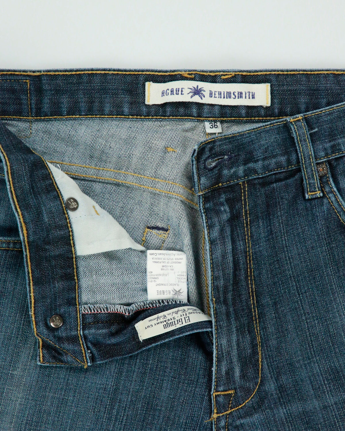 Vintage 2010s Agave Denim 'Classic Straight' Jeans - W36 L30