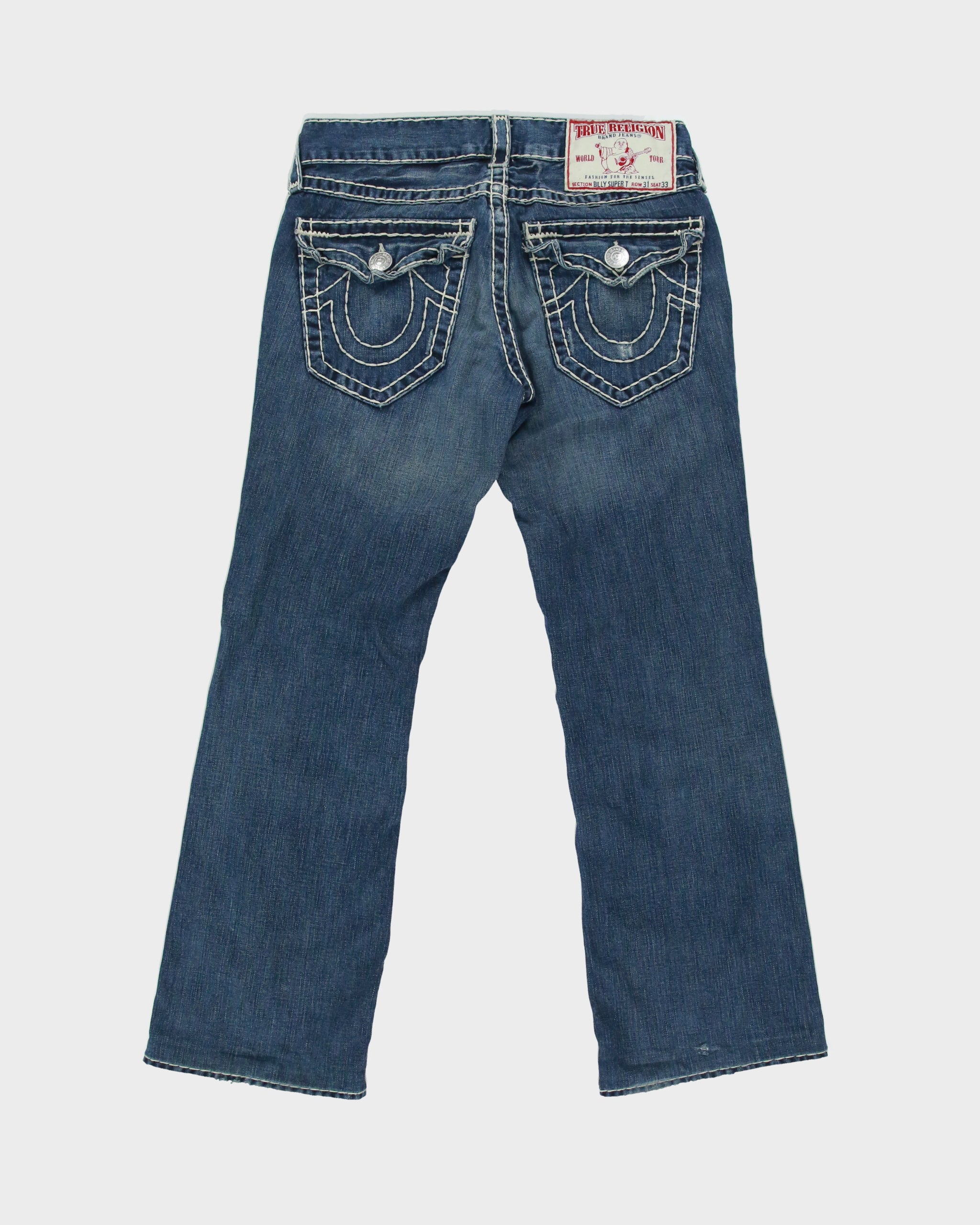 Vintage Y2k 2000s True Religion 'Billy' Distressed Jeans - W31 L30