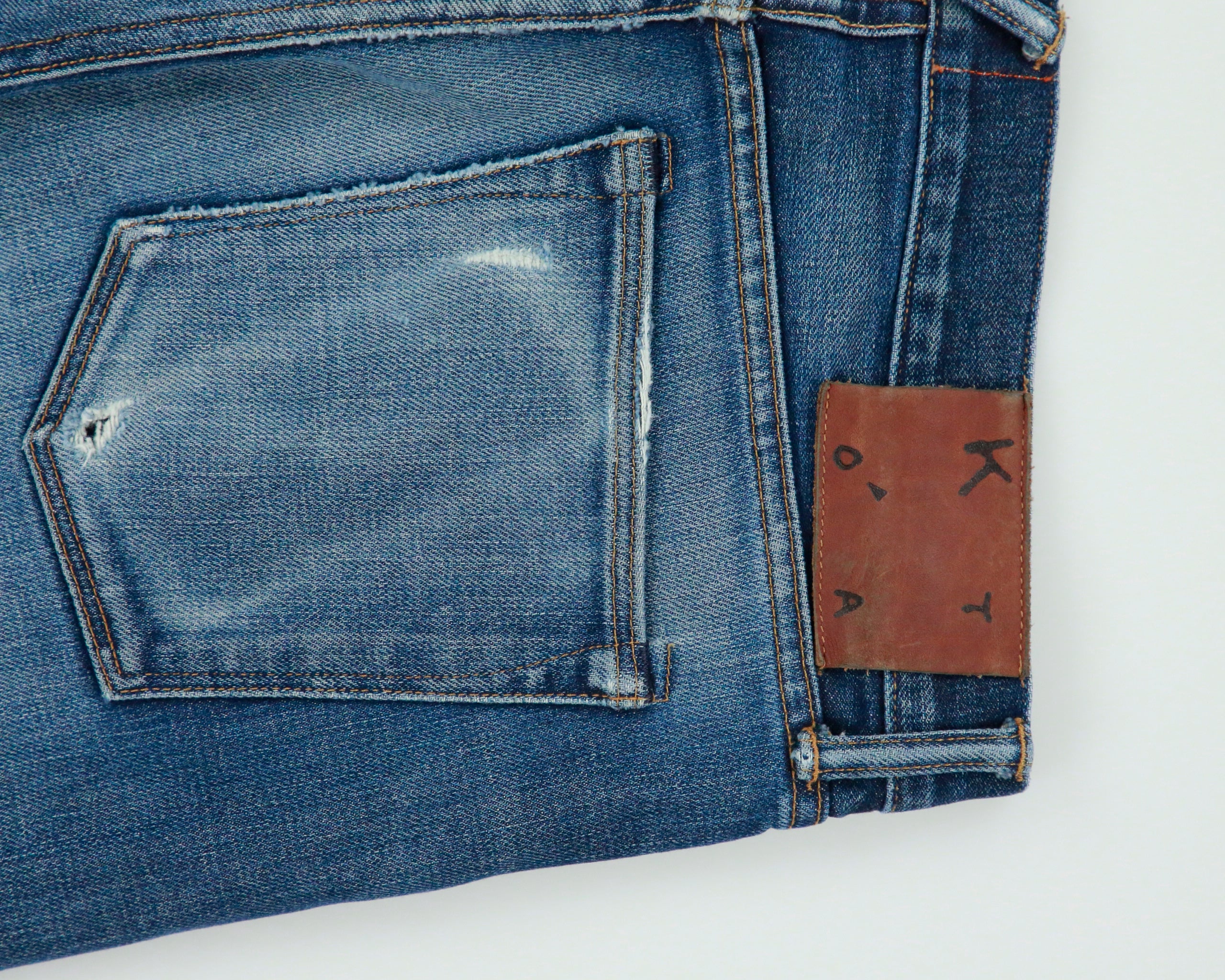 Vintage Hiroshi Kato 'The Pen' Selvedge Slim Fit Jeans - W33 L30