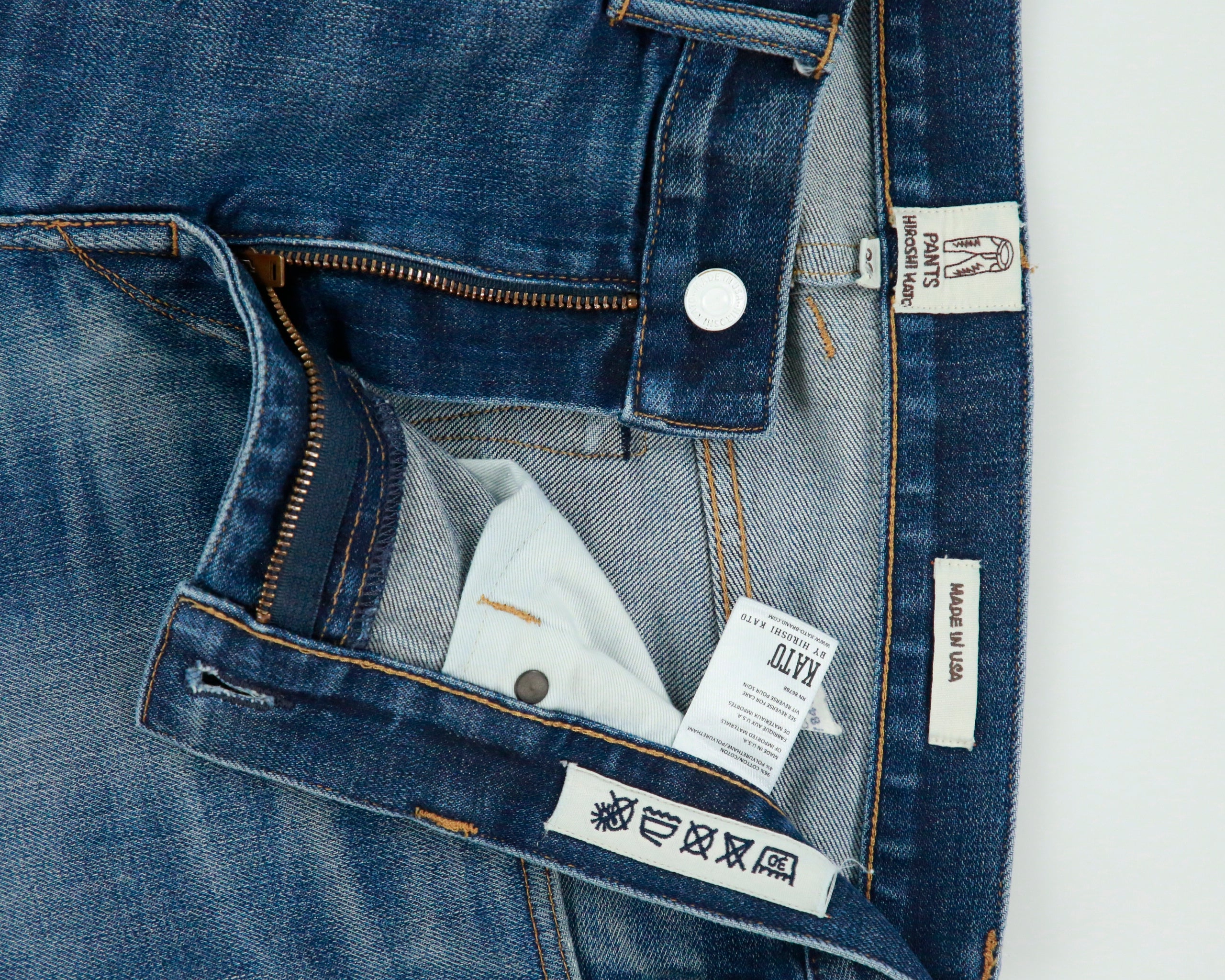 Vintage Hiroshi Kato 'The Pen' Selvedge Slim Fit Jeans - W33 L30